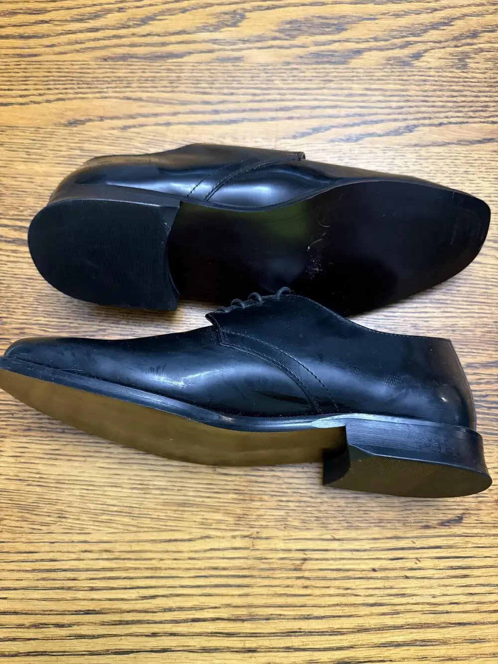Jos A Bank Shoes Mens Size 8.5 Black Dress Oxford Jazz Formal Lace Up Comfort